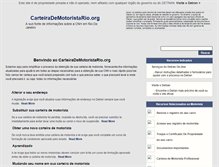 Tablet Screenshot of carteirademotoristasrio.org